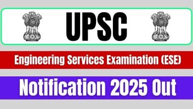 UPSC ESE Exam 2025