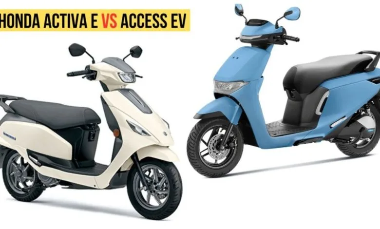 Honda Activa E Vs Suzuki E-Access