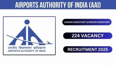 AAI Junior Assistant & Senior Assistant Recruitment 2025