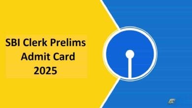 SBI Clerk Prelims Admit Card 2025