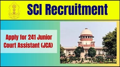 SCI JCA Recruitment 2025